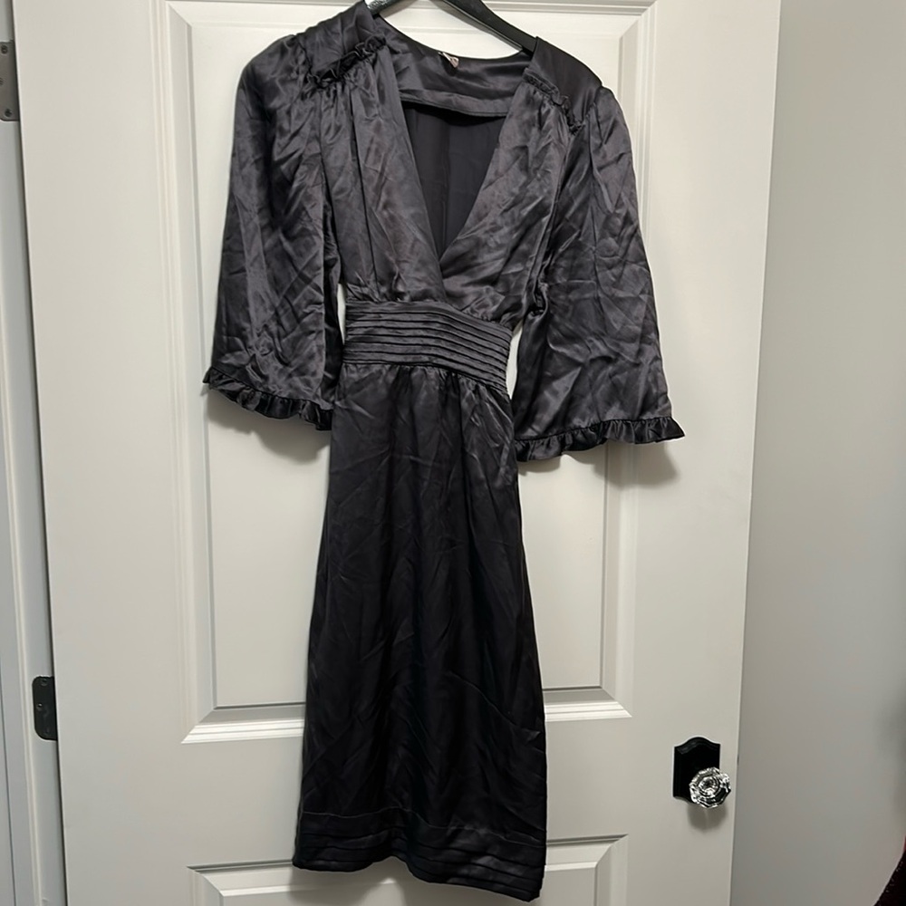 Beautiful grey tie dress